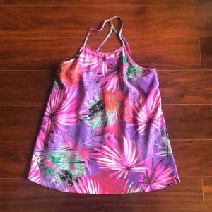 Floral print Chiffon tank top